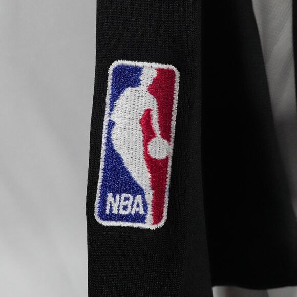 VTG San Antonio Spurs Mens Extra Large Black Warm Up Top NBA Basketball Adidas - Picture 15 of 16